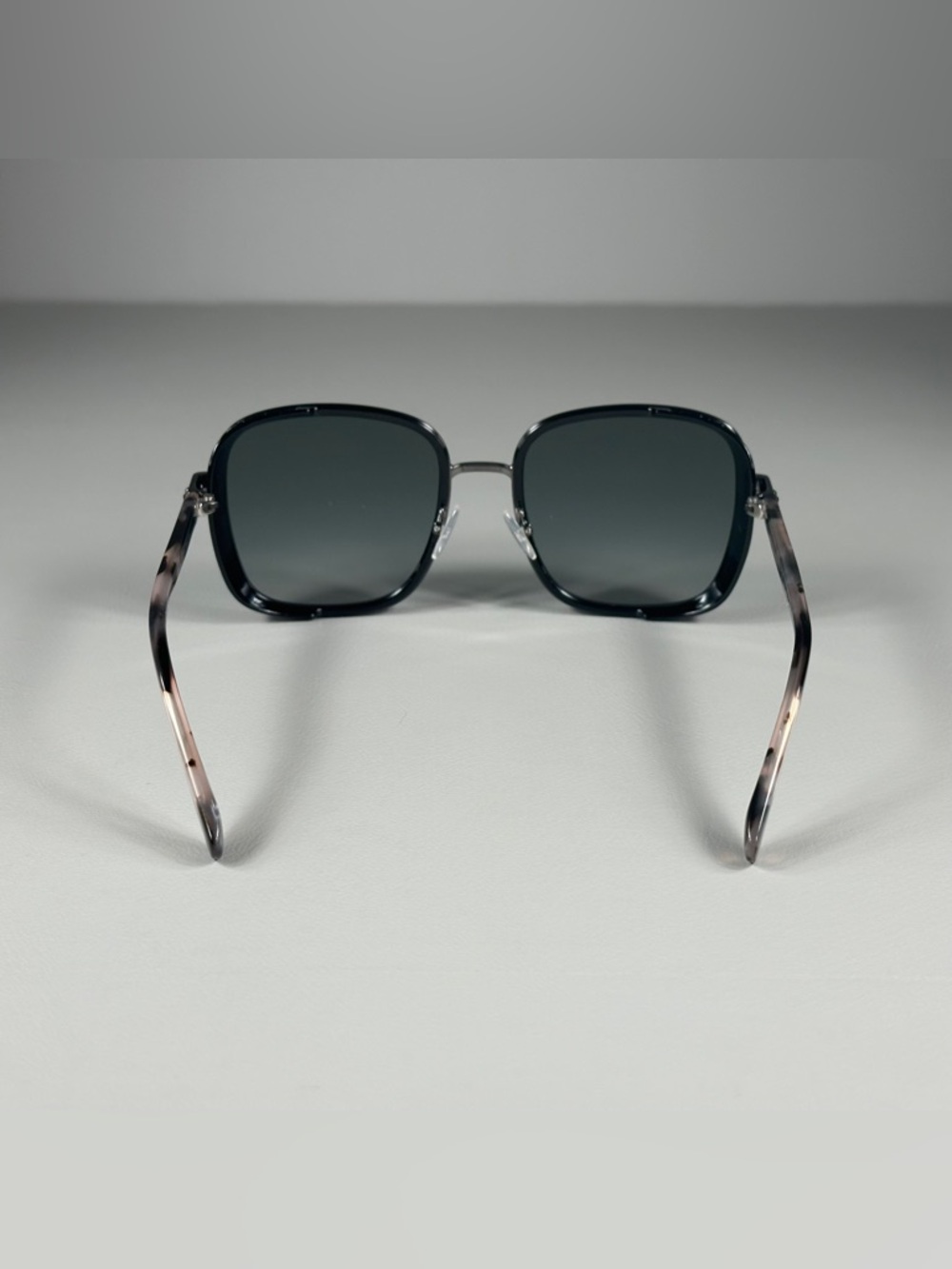 Jimmy Choo ELVA/S 8079O 54_20 130 Tortoise Black Grey Shaded Squared Sunglasses - Picture 6 of 9